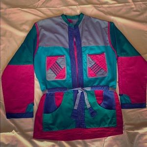 Vintage patchwork cotton jacket
